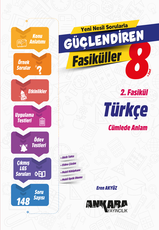 Ankara Yayıncılık LGS 8. Sınıf Türkçe Güçlendiren 2. Fasikül