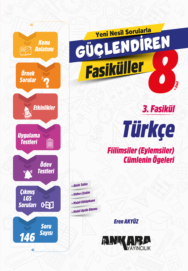 Ankara Yayıncılık LGS 8. Sınıf Türkçe Güçlendiren 3. Fasikül