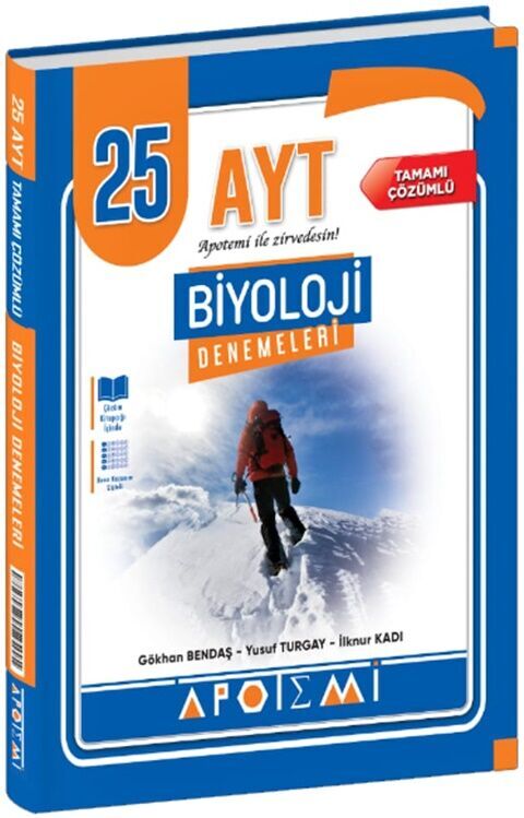Apotemi Yayınları AYT Biyoloji Denemeleri