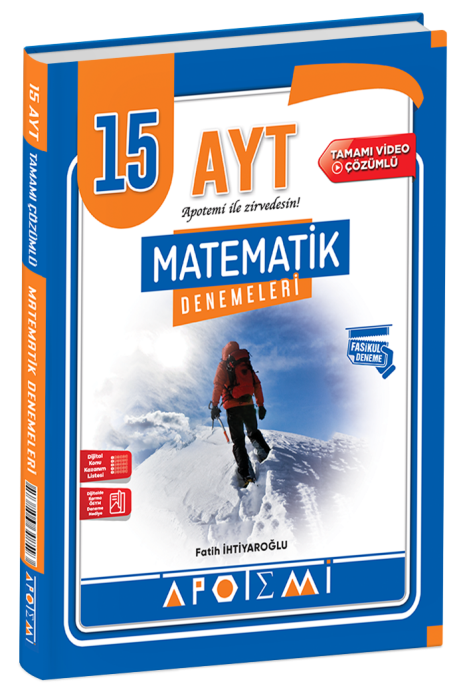 Apotemi Yayınları AYT Matematik 15 Çözümlü Deneme