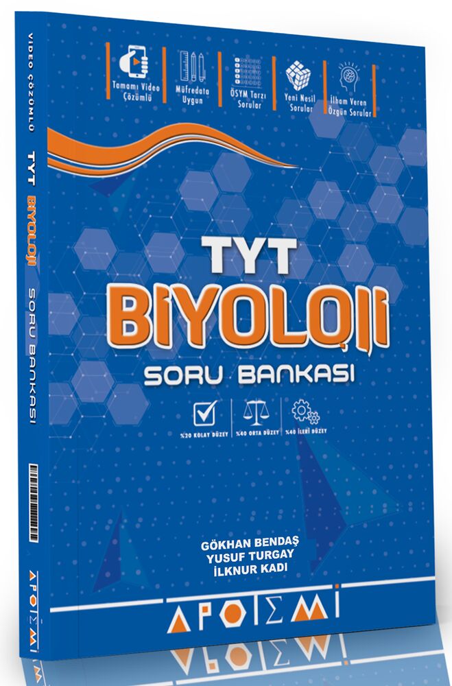 Apotemi Yayınları Tyt Biyoloji Soru Bankası