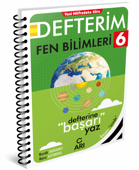 Arı Yayıncılık 6. Sınıf Fen Bilimleri Defterim