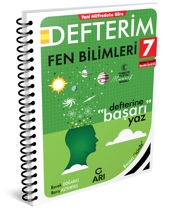 Arı Yayıncılık 7. Sınıf Fen Bilimleri Defterim