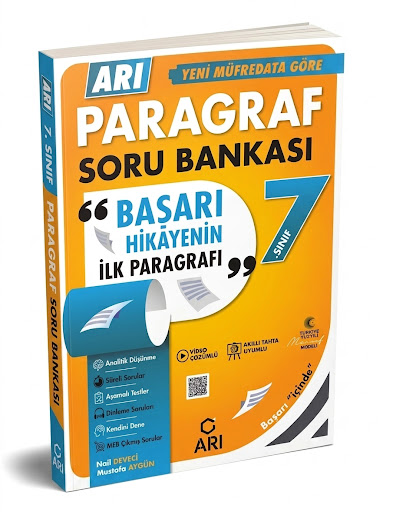 Arı Yayıncılık 7. Sınıf Paragraf Soru Bankası