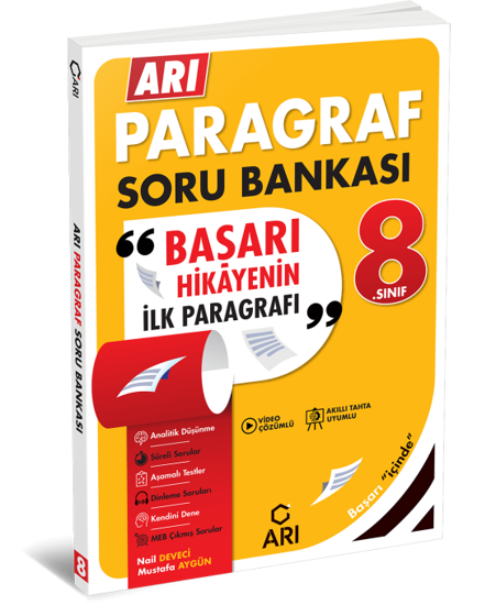Arı Yayıncılık LGS 8. Sınıf Paragraf Soru Bankası