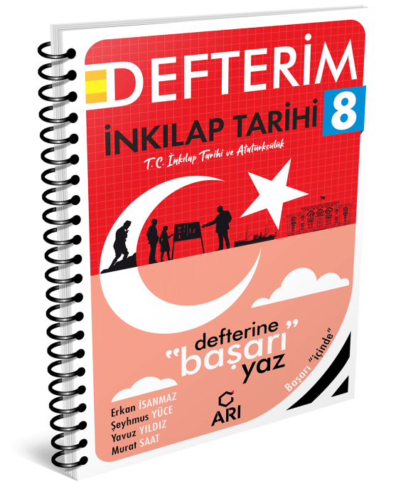 Arı Yayıncılık LGS 8. Sınıf T.C. İnkılap Tarihi ve Atatürkçülük Defterim