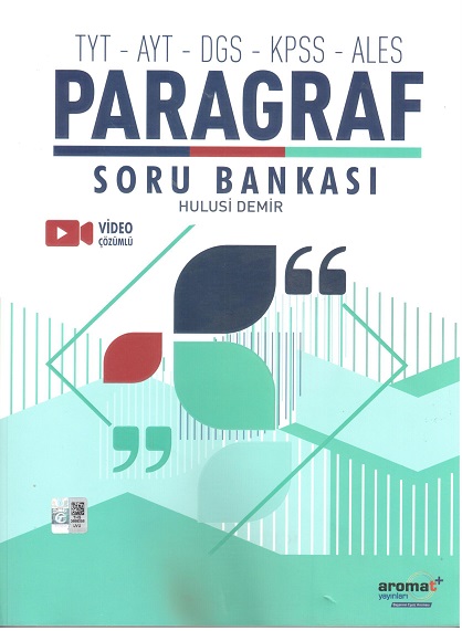 Aromat Yayınları Tyt Ayt Kpss Dgs Ales Paragraf Soru Bankası