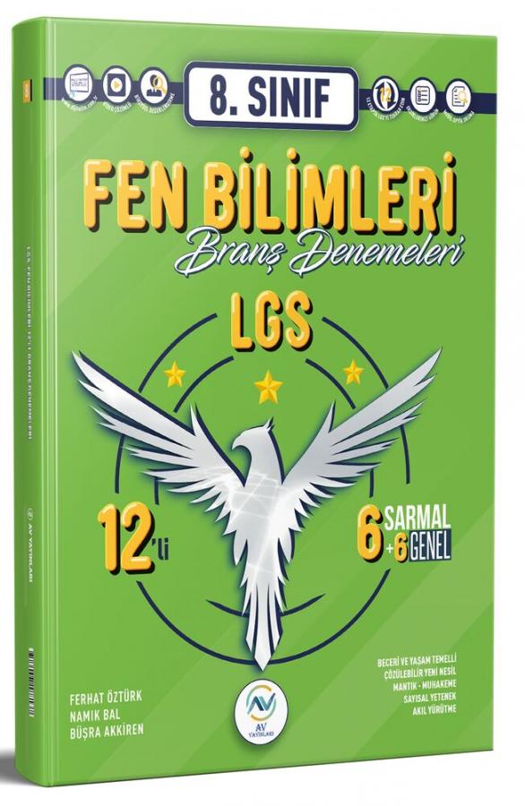 Av Akıllı Versiyon Yayınları Lgs 8. Sınıf Fen Bilimleri 12 Branş Deneme