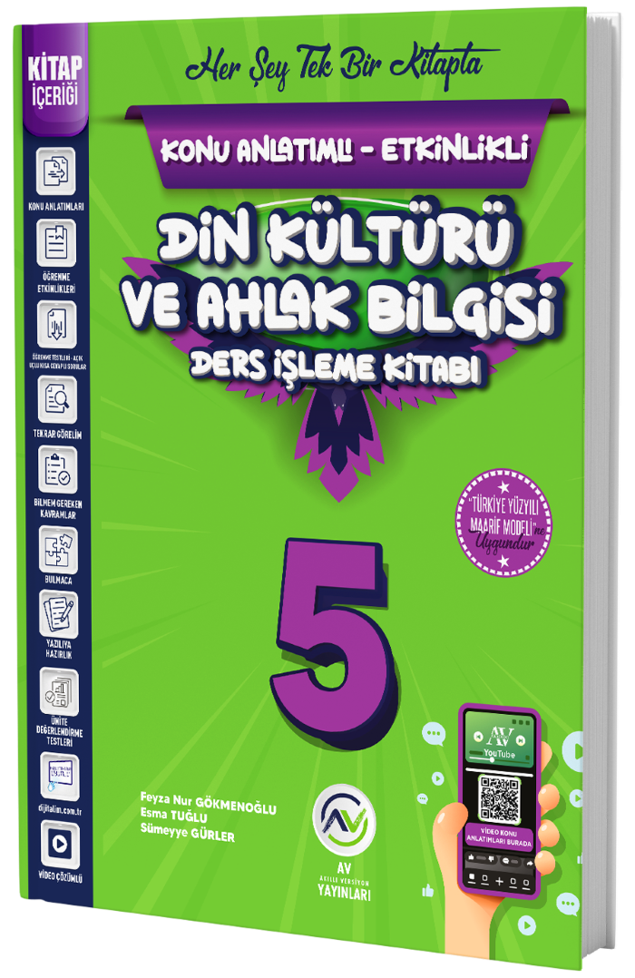 Av Yayınları 5. Sınıf Din Kültürü ve Ahlak Bilgisi Ders İşleme Kitabı