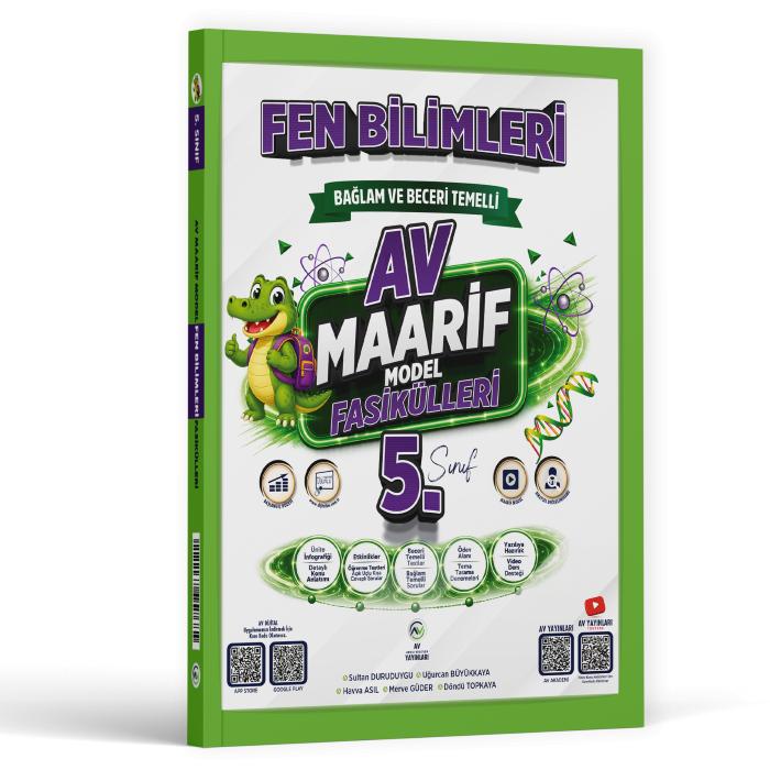 Av Yayınları 5. Sınıf Fen Bilimleri Maarif Model Fasikülleri