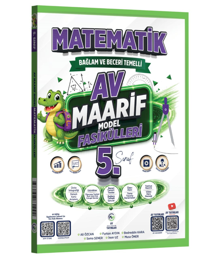 Av Yayınları 5. Sınıf Matematik Maarif Model Fasikülleri