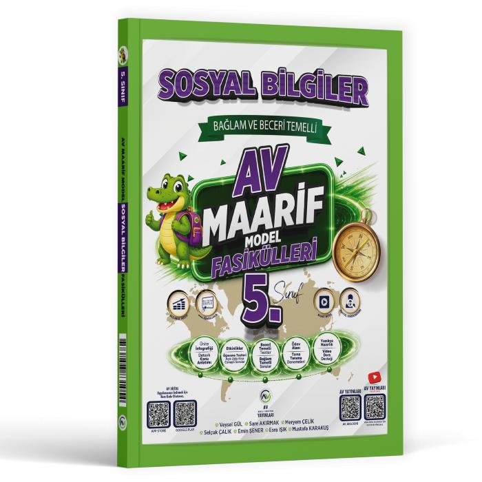 Av Yayınları 5. Sınıf Sosyal Bilgiler Maarif Model Fasikülleri