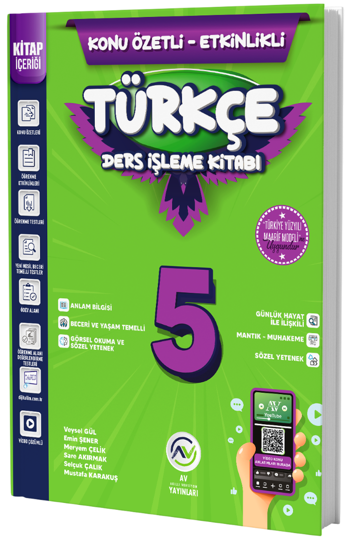 Av Yayınları 5. Sınıf Türkçe Ders İşleme Kitabı