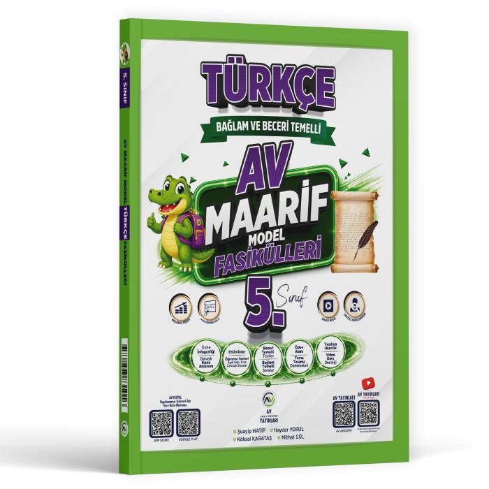 Av Yayınları 5. Sınıf Türkçe Maarif Model Fasikülleri