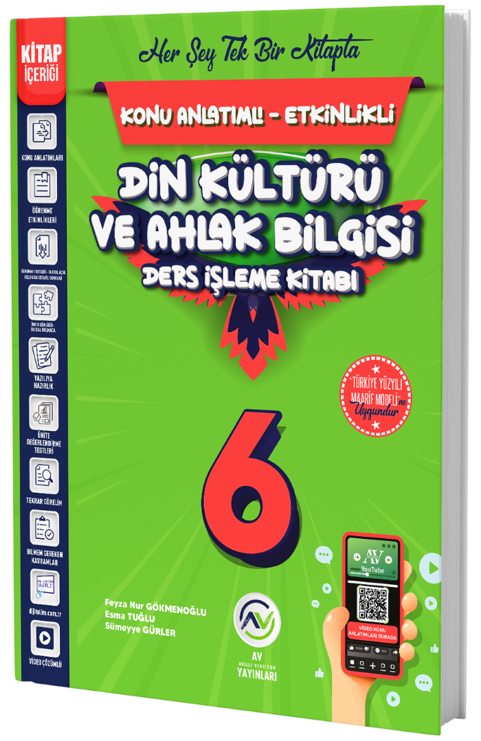 Av Yayınları 6. Sınıf Din Kültürü ve Ahlak Bilgisi Ders İşleme Kitabı