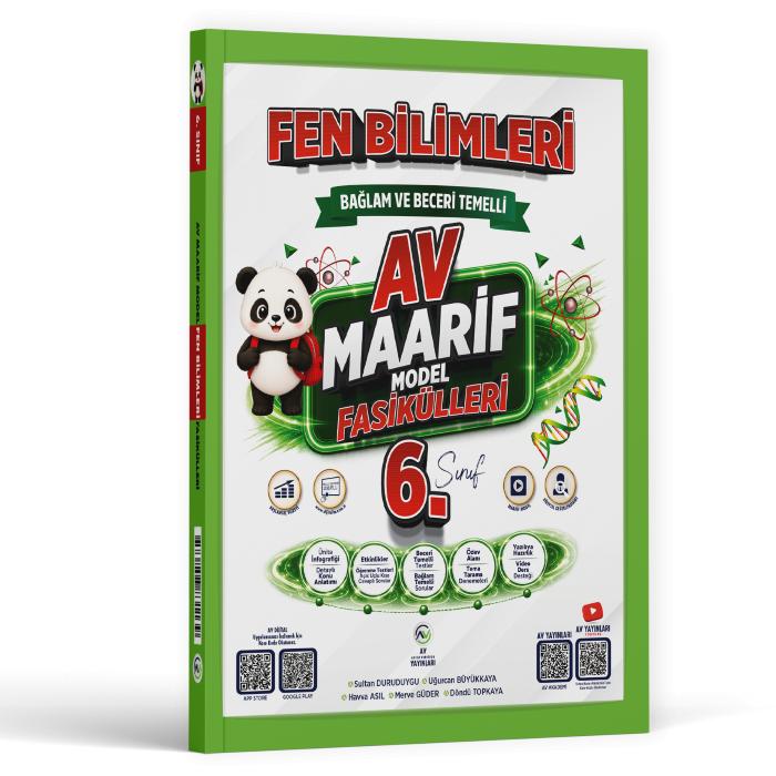 Av Yayınları 6. Sınıf Fen Bilimleri Maarif Model Fasikülleri