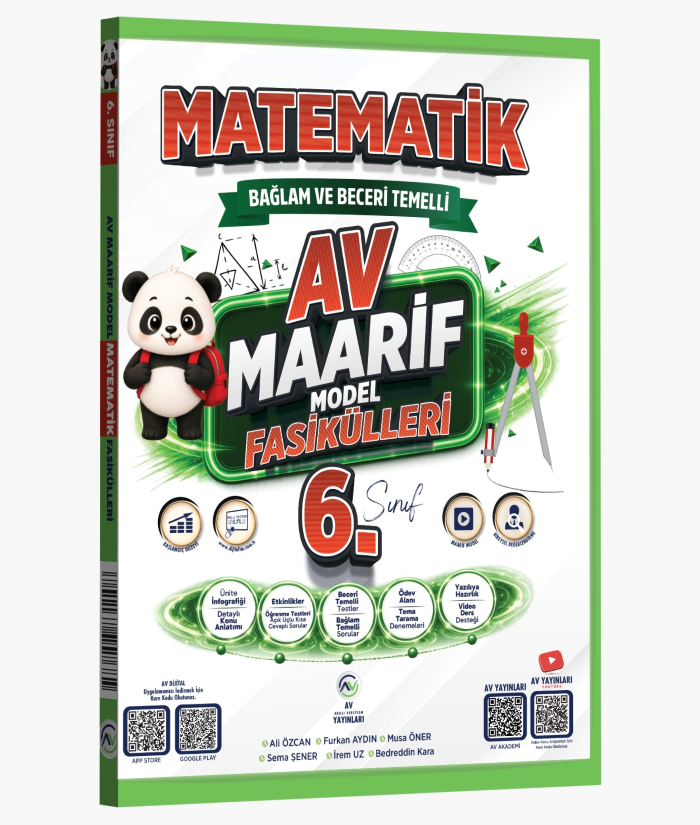 Av Yayınları 6. Sınıf Matematik Maarif Model Fasikülleri