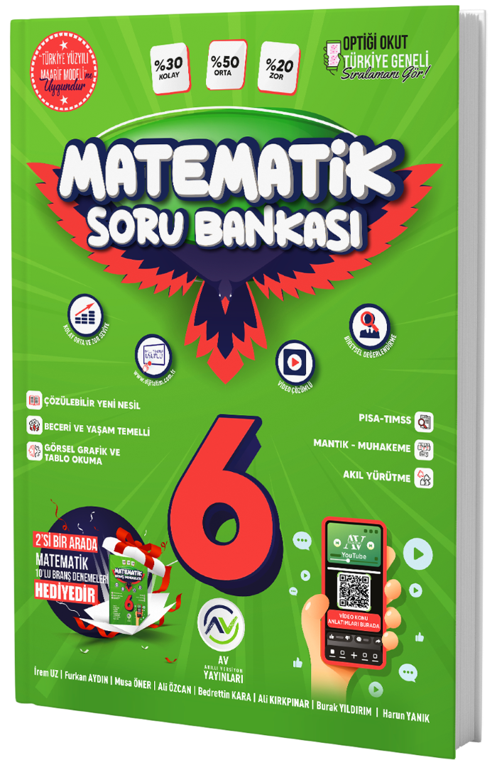 Av Yayınları 6. Sınıf Matematik Soru Bankası