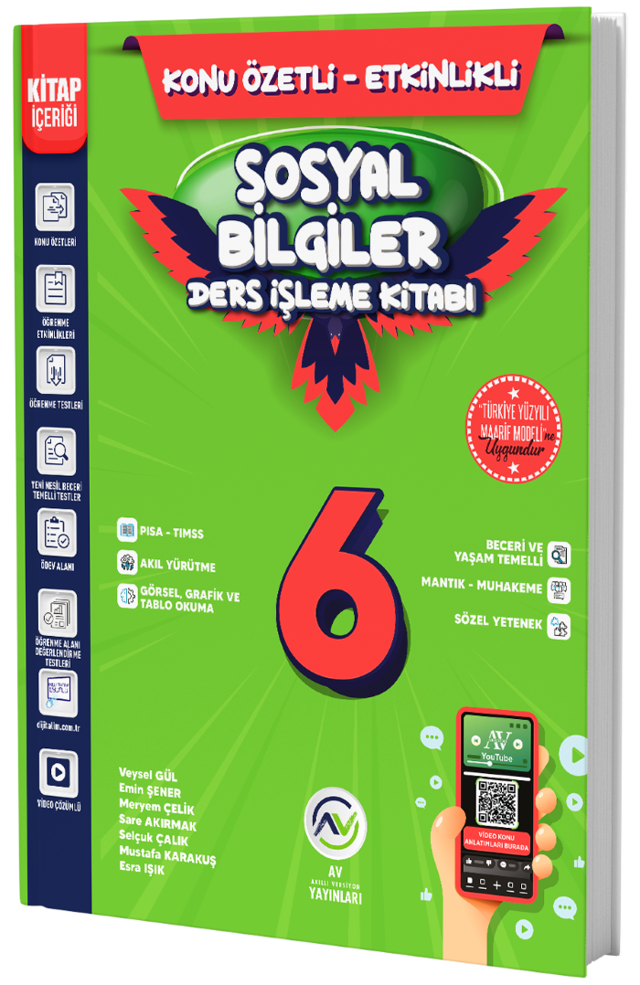 Av Yayınları 6. Sınıf Sosyal Bilgiler Ders İşleme Kitabı