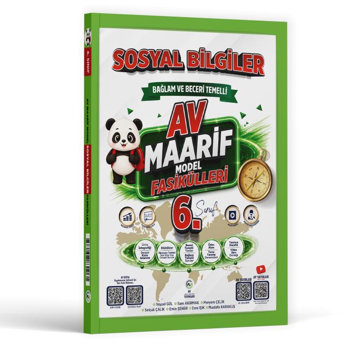 Av Yayınları 6. Sınıf Sosyal Bilgiler Maarif Model Fasikülleri