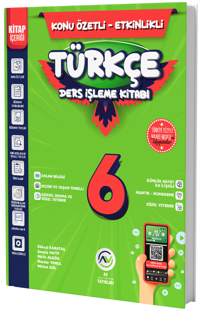 Av Yayınları 6. Sınıf Türkçe Ders İşleme Kitabı