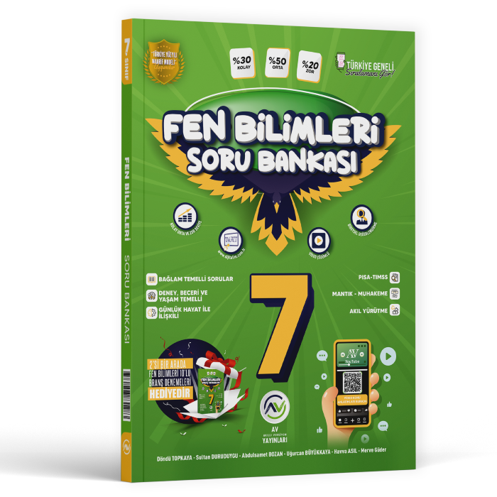 Av Yayınları 7. Sınıf Fen Bilimleri Soru Bankası