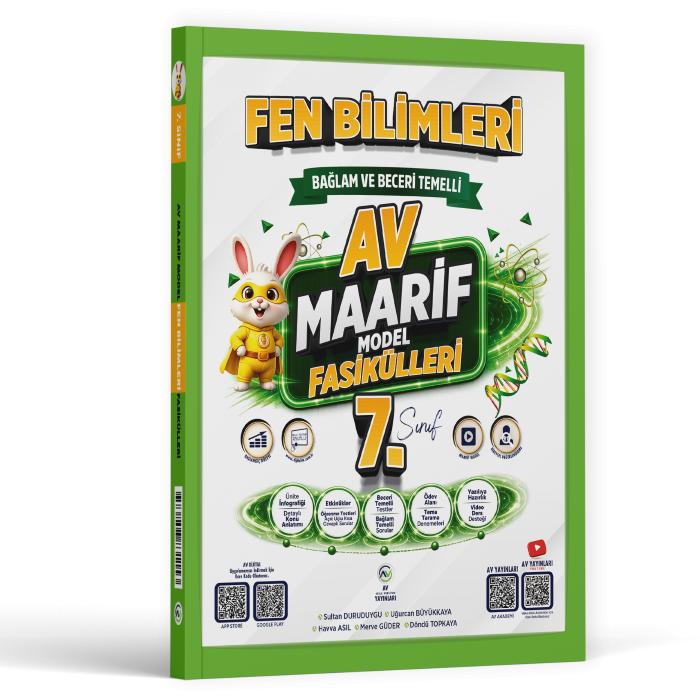 Av Yayınları 7. Sınıf Fen Bilimleri Maarif Model Fasikülleri
