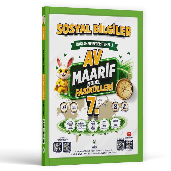 Av Yayınları 7. Sınıf Sosyal Bilgiler Maarif Model Fasikülleri
