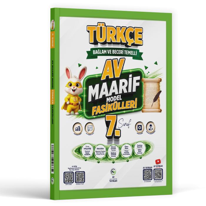 Av Yayınları 7. Sınıf Türkçe Maarif Model Fasikülleri