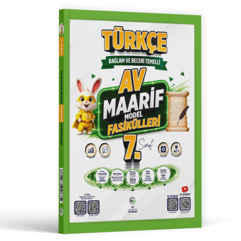 Av Yayınları 7. Sınıf Türkçe Maarif Model Fasikülleri