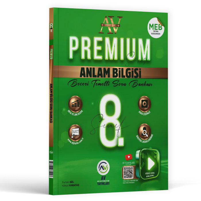 Av Yayınları LGS 8. Sınıf Anlam Bilgisi Premium Beceri Temelli Soru Bankası