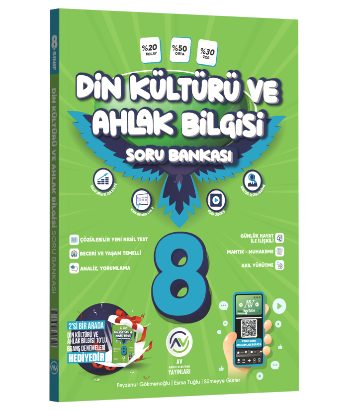 Av Yayınları LGS 8. Sınıf Din Kültürü ve Ahlak Bilgisi Soru Bankası