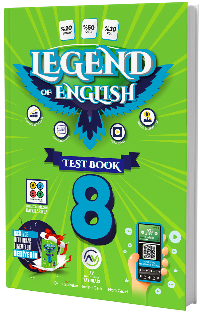 Av Yayınları LGS 8. Sınıf Legend Of English Test Book