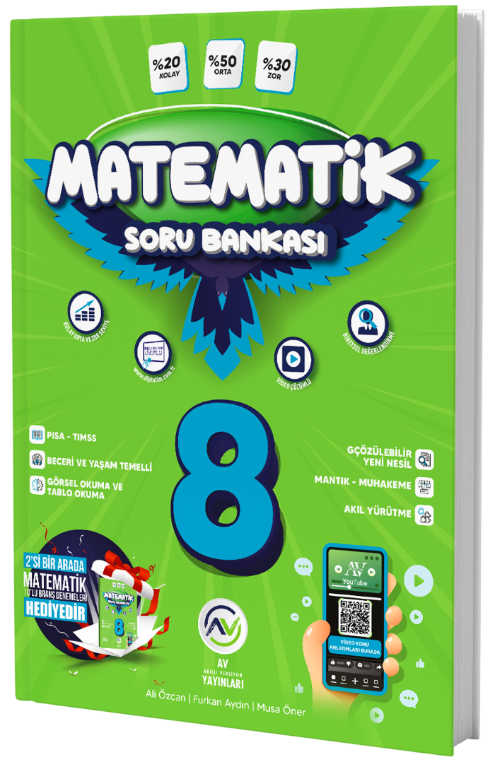 Av Yayınları LGS 8. Sınıf Matematik Soru Bankası
