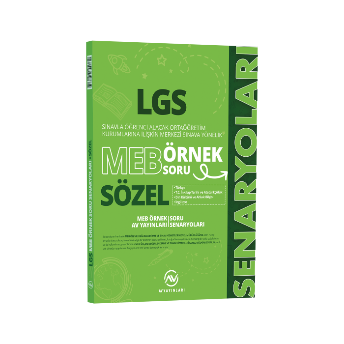 Av Yayınları LGS 8. Sınıf MEB Sözel Örnek Soru Senaryoları