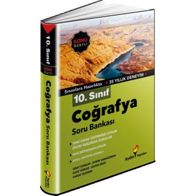 Aydın Yayınları 10.Sınıf Coğrafya Konu Özetli Soru Bankası