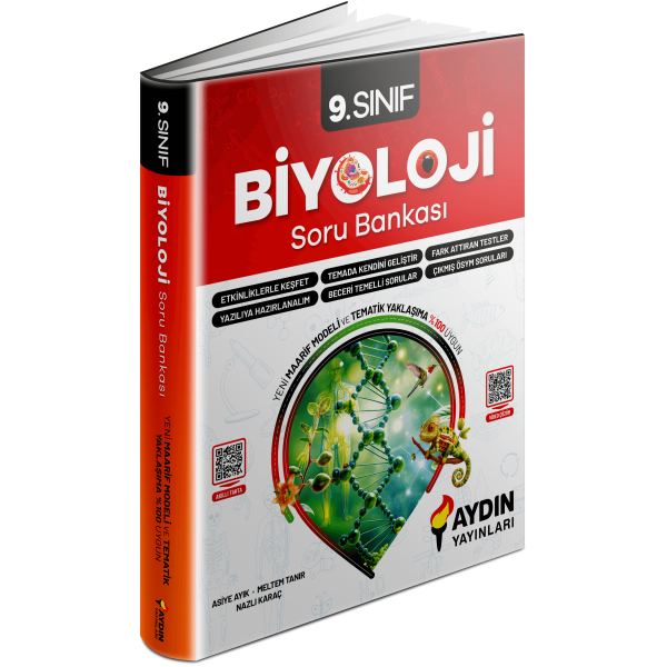 Aydın Yayınları 9. Sınıf Biyoloji Soru Bankası