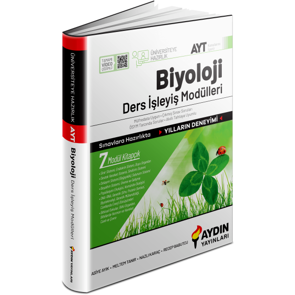 Aydın Yayınları AYT Biyoloji Ders İşleyiş Modülleri