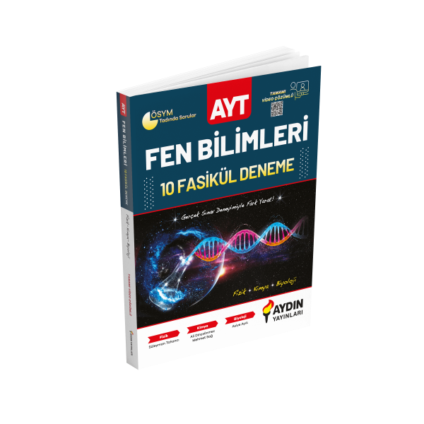 Aydın Yayınları AYT Fen Bilimleri 10 Deneme