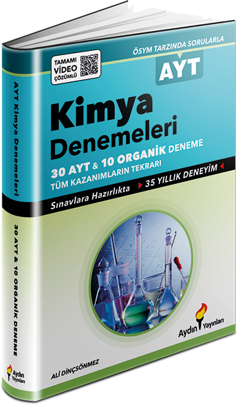 Aydın Yayınları Ayt Kimya 30 Deneme Organik Kimya 10 Deneme
