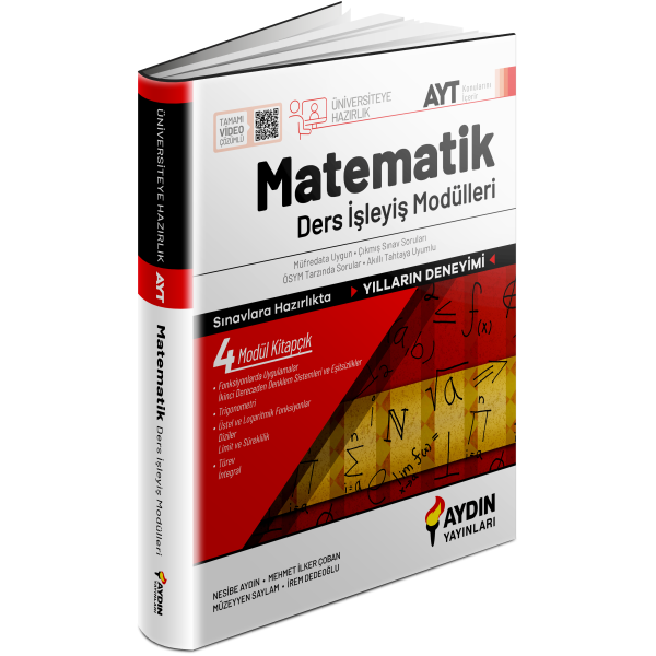 Aydın Yayınları AYT Matematik Ders İşleyiş Modülleri