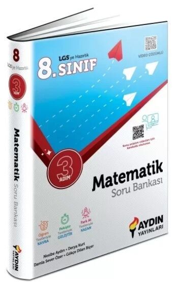 Aydın Yayınları LGS 8. Sınıf Matematik Üç Adım Soru Bankası