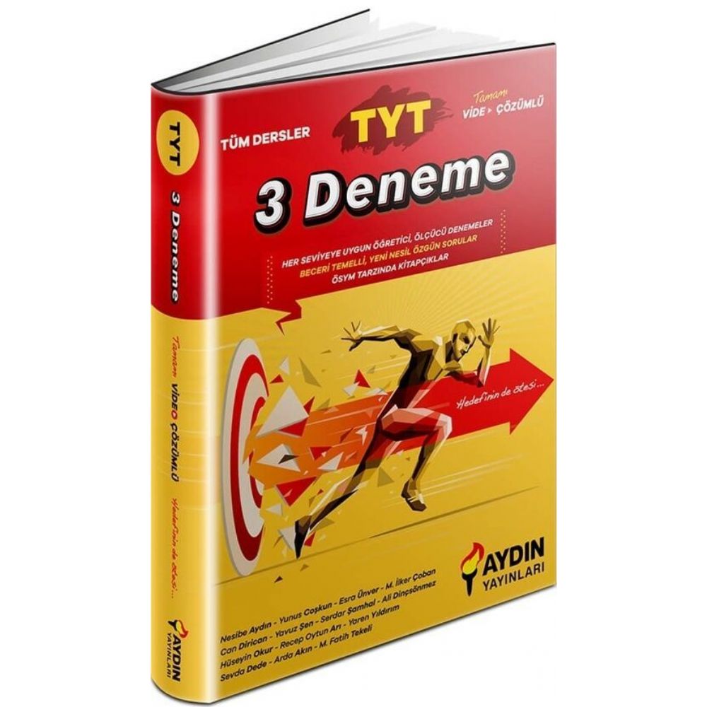 Aydın Yayınları Tyt Tüm Dersler 3 Deneme