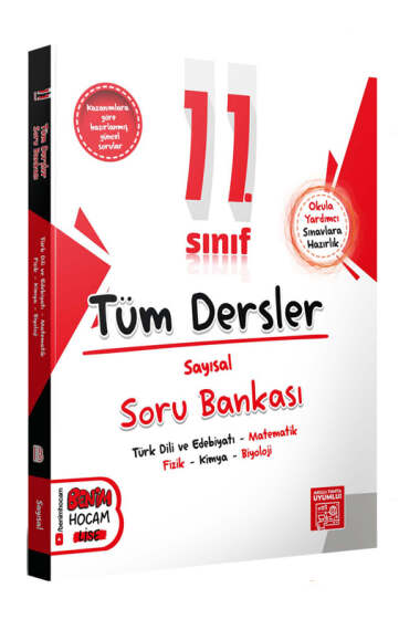 Benim Hocam Yayınları 11. Sınıf Sayısal Tüm Dersler Soru Bankası
