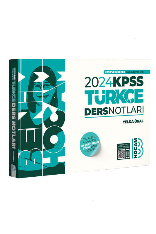 Benim Hocam Yayınları 2024 Kpss Türkçe Ders Notları