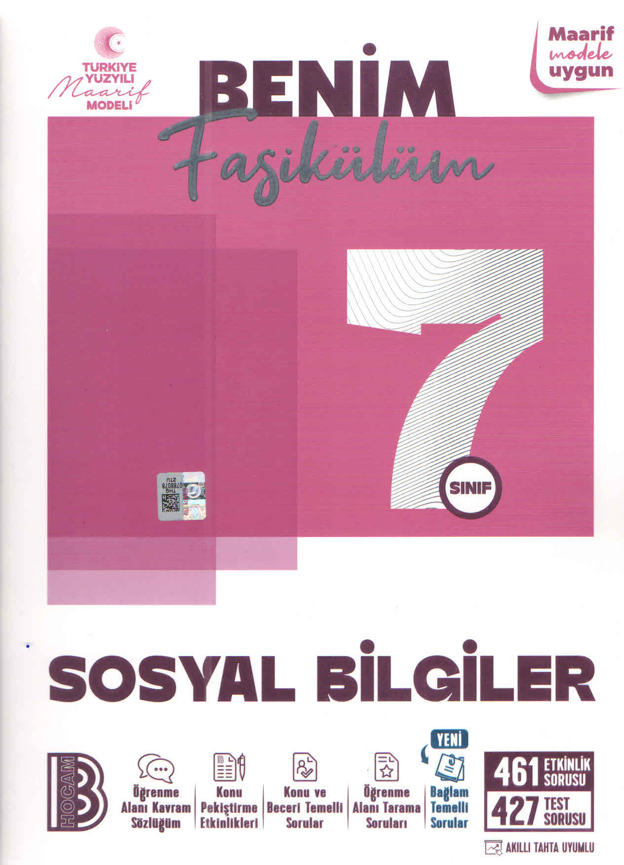 Benim Hocam Yayınları 7. Sınıf Sosyal Bilgiler Benim Fasikülüm 