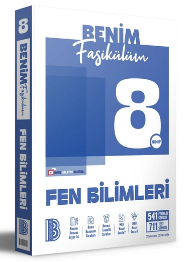 Benim Hocam Yayınları LGS 8. Sınıf Fen Bilimleri Benim Fasikülüm 