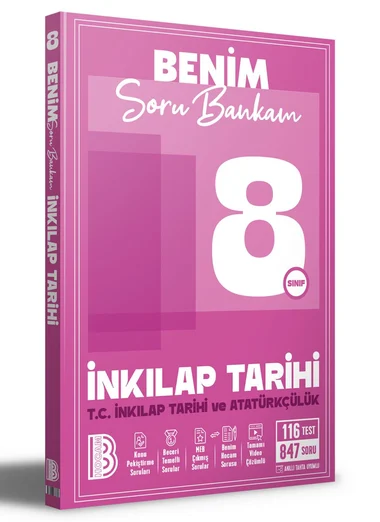 Benim Hocam Yayınları LGS 8. Sınıf İnkılap Tarihi Soru Bankam 