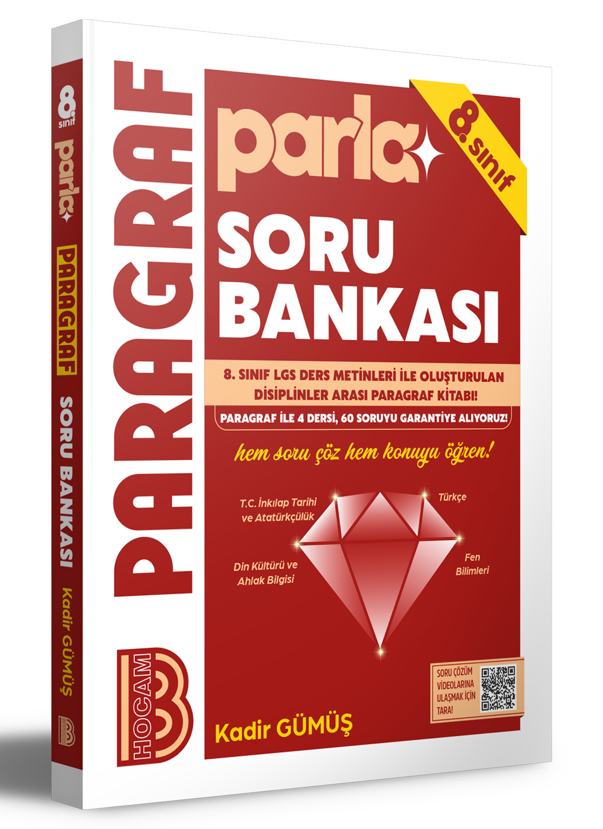 Benim Hocam Yayınları PARLA LGS 8. Sınıf  Paragraf Soru Bankası 