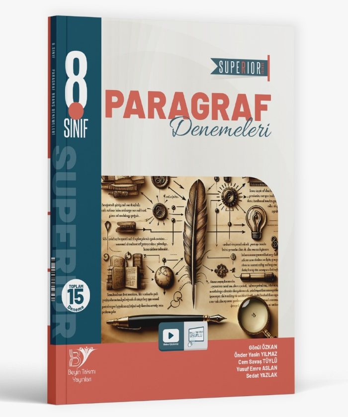 Beyin Takımı Yayınları LGS 8. Sınıf  Paragraf Superıor 15 Deneme